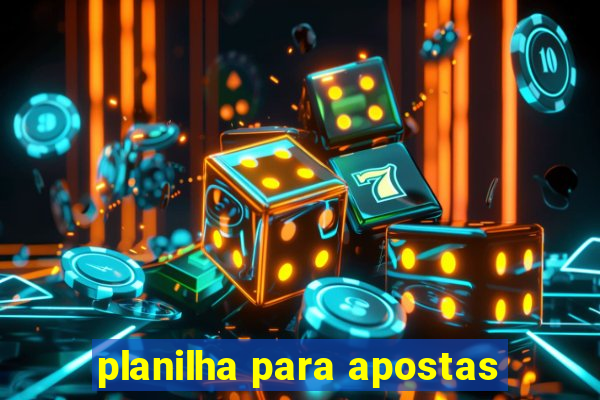 planilha para apostas